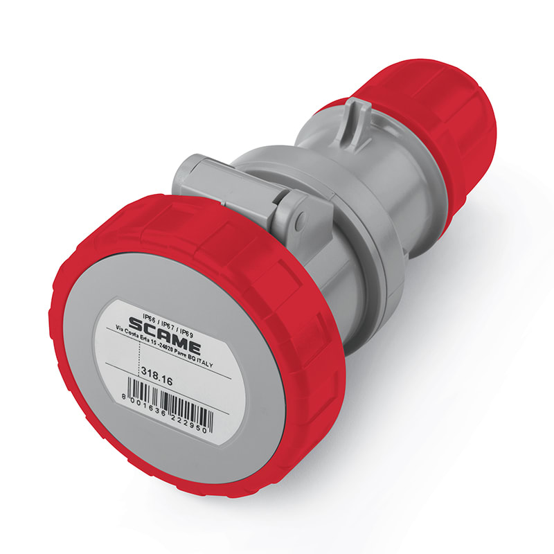 SCAME PARRE SPA - SCA318.1647P PRESA MOBILE 16A 3P+N+T 6H