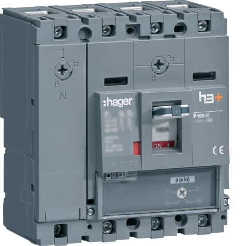 HAGER - HAGHMS161BC INT AUT H3+ P160 MAG 4P 160A 50KA