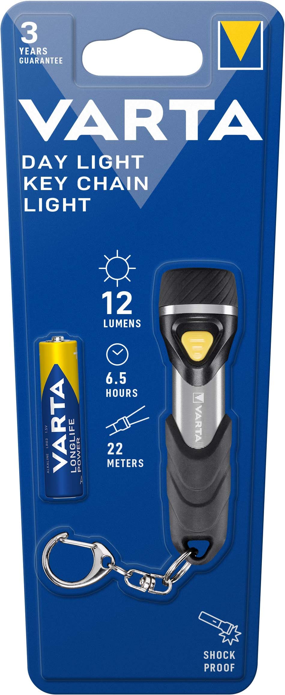 VARTA CONSUMER BATT - VAT16605101421 DAY LIGHT KEY CHAIN LIGHT (INCL. 1AAA)