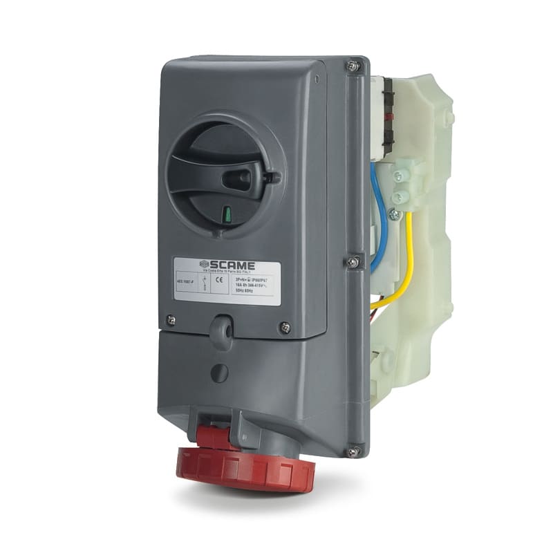 SCAME PARRE SPA - SCA402.16866-F PRESA INTERBL. 3P+T IP66/IP67 16A 7H
