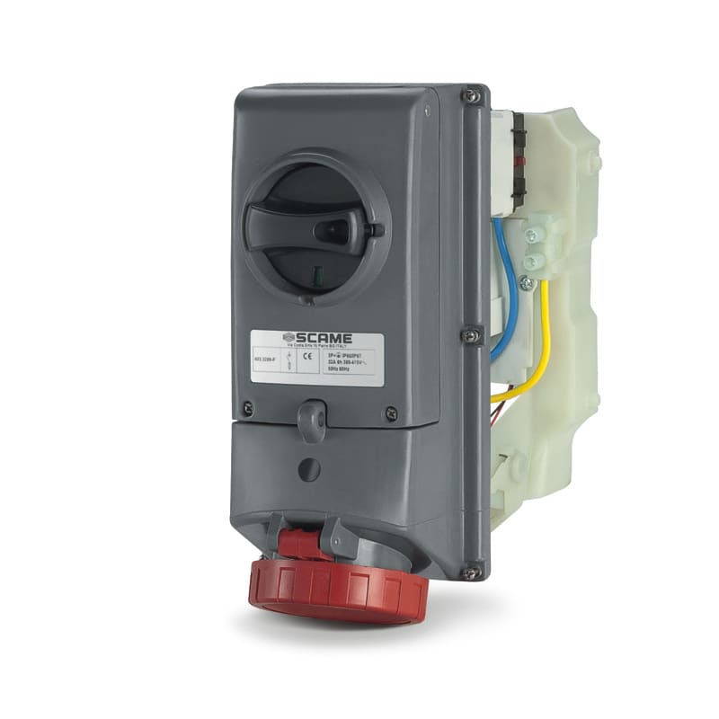 SCAME PARRE SPA - SCA402.32876-F PRESA INTERBL. 3P+N+T IP66/IP67 32A 7H