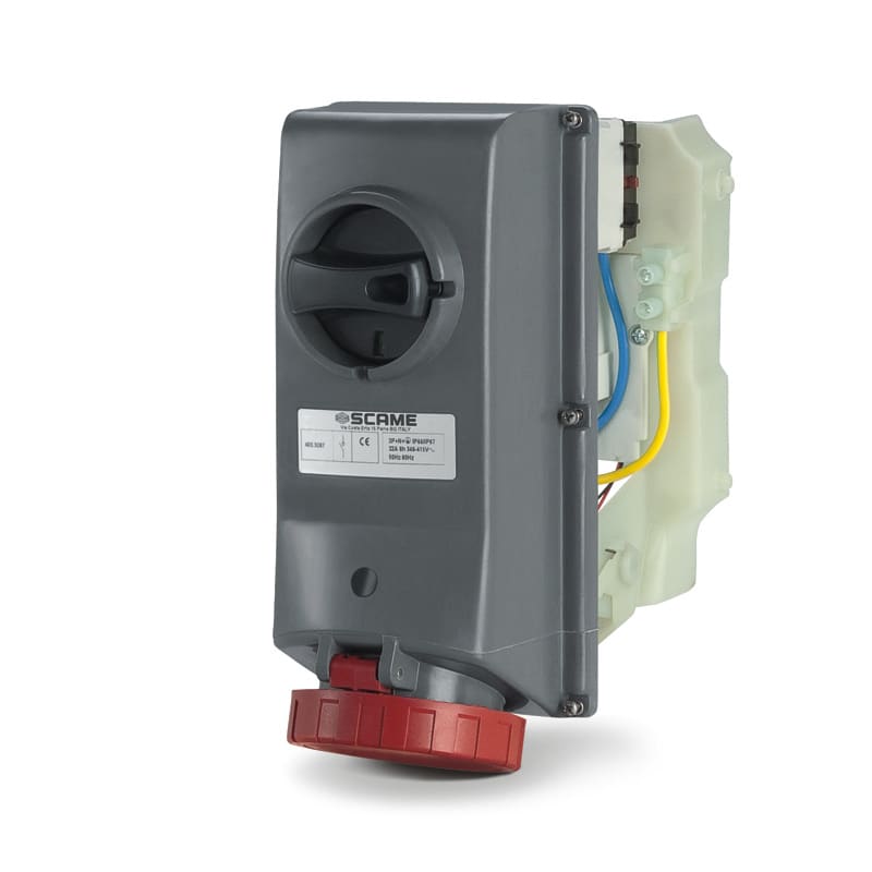 SCAME PARRE SPA - SCA402.3275 PRESA INTERBL. 3P+N+T IP66/IP67 32A 9H