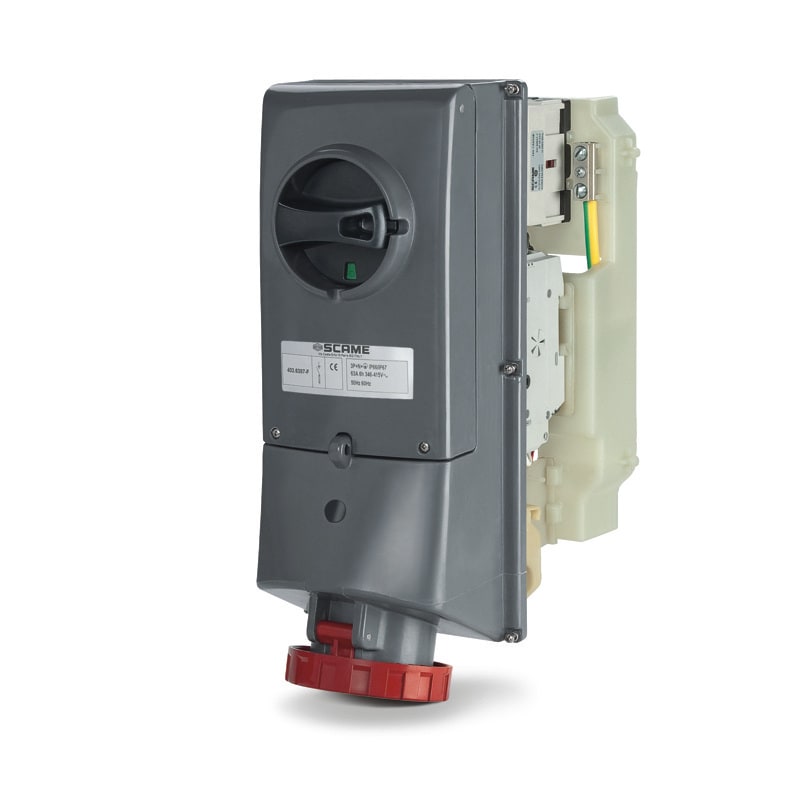 SCAME PARRE SPA - SCA402.63866-F PRESA INTERBL. 3P+T IP66/IP67 63A 7H