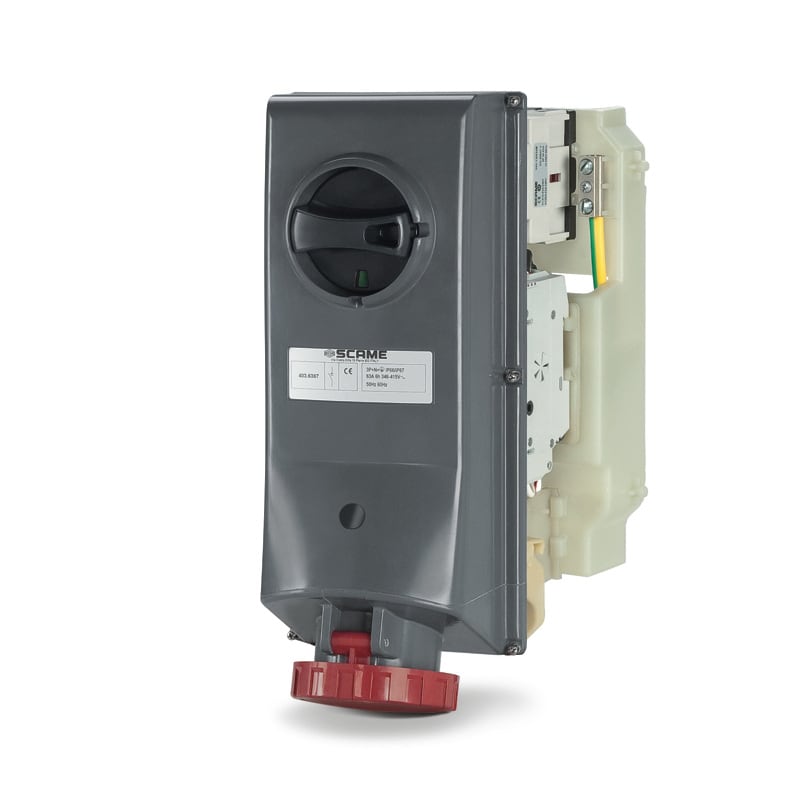 SCAME PARRE SPA - SCA402.63867 PRESA INTERBL. 3P+T IP66/IP67 63A 5H