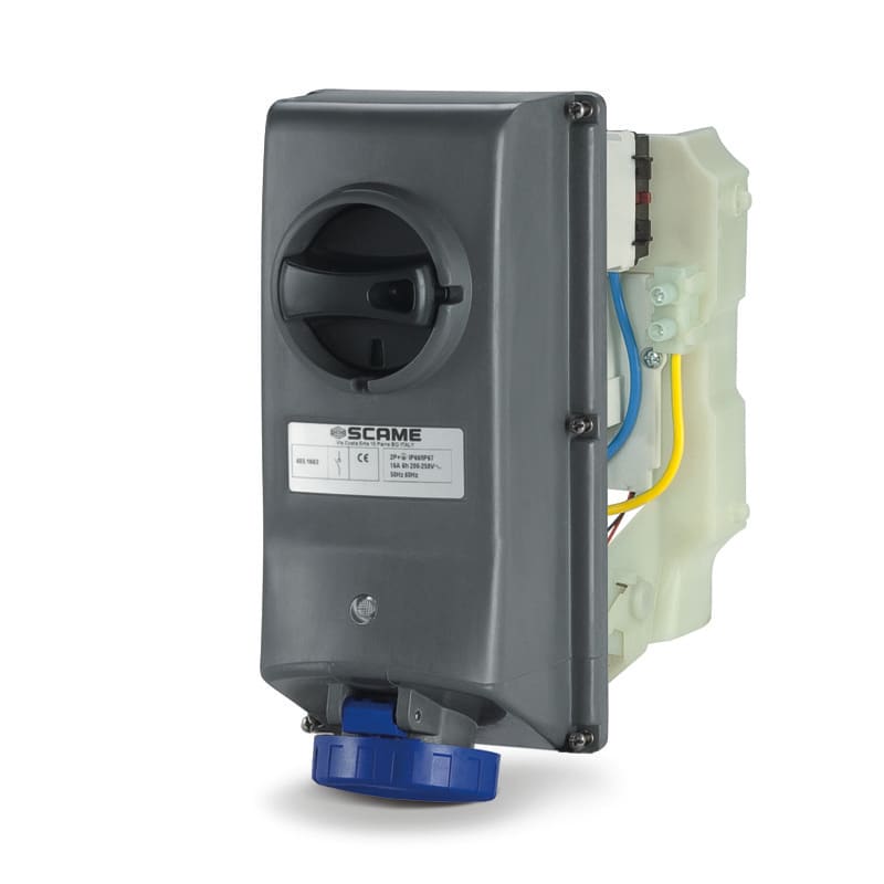 SCAME PARRE SPA - SCA403.1687 PRESA INTERBL. 3P+N+T IP66/IP67 16A 6H