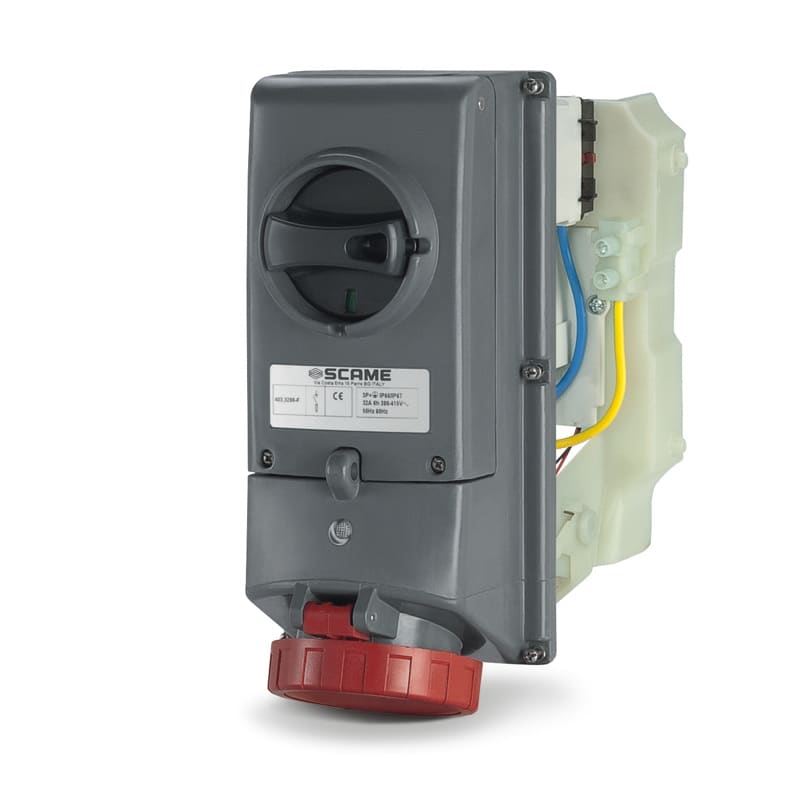 SCAME PARRE SPA - SCA403.32864-F PRESA GRP 3P+T 32A 3h IP67 C/FUSE