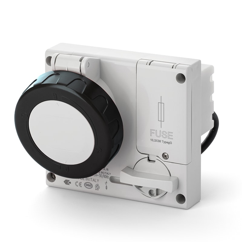 SCAME PARRE SPA - SCA406.16867 PRESA INC.OMNIA C/FUS.3P+T 16A 5H IP67