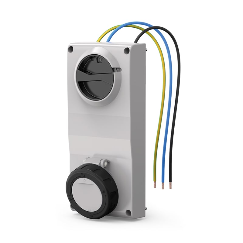 SCAME PARRE SPA - SCA407.32836 PRESA INCASSO PROXIMA 2P+T 32A 7H