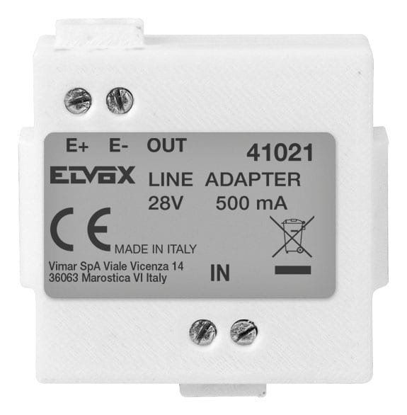 VIMAR SPA - VIW41021 ADATTATORE DI LINEA PER ALIMENTATORE6923
