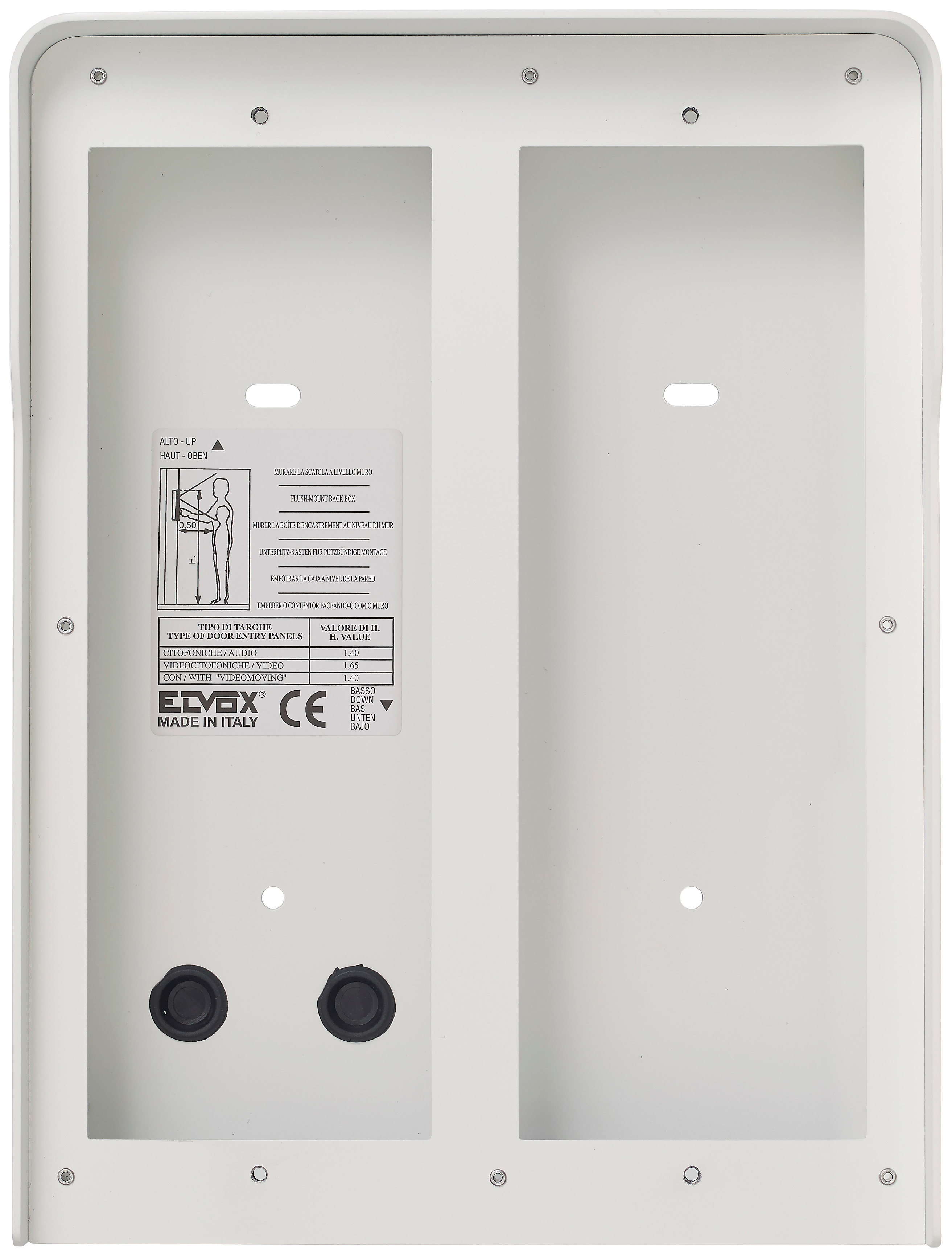 VIMAR SPA - VIW41154.03 SCATOLA PARETE 4M(2X2) PIXEL BIANCO