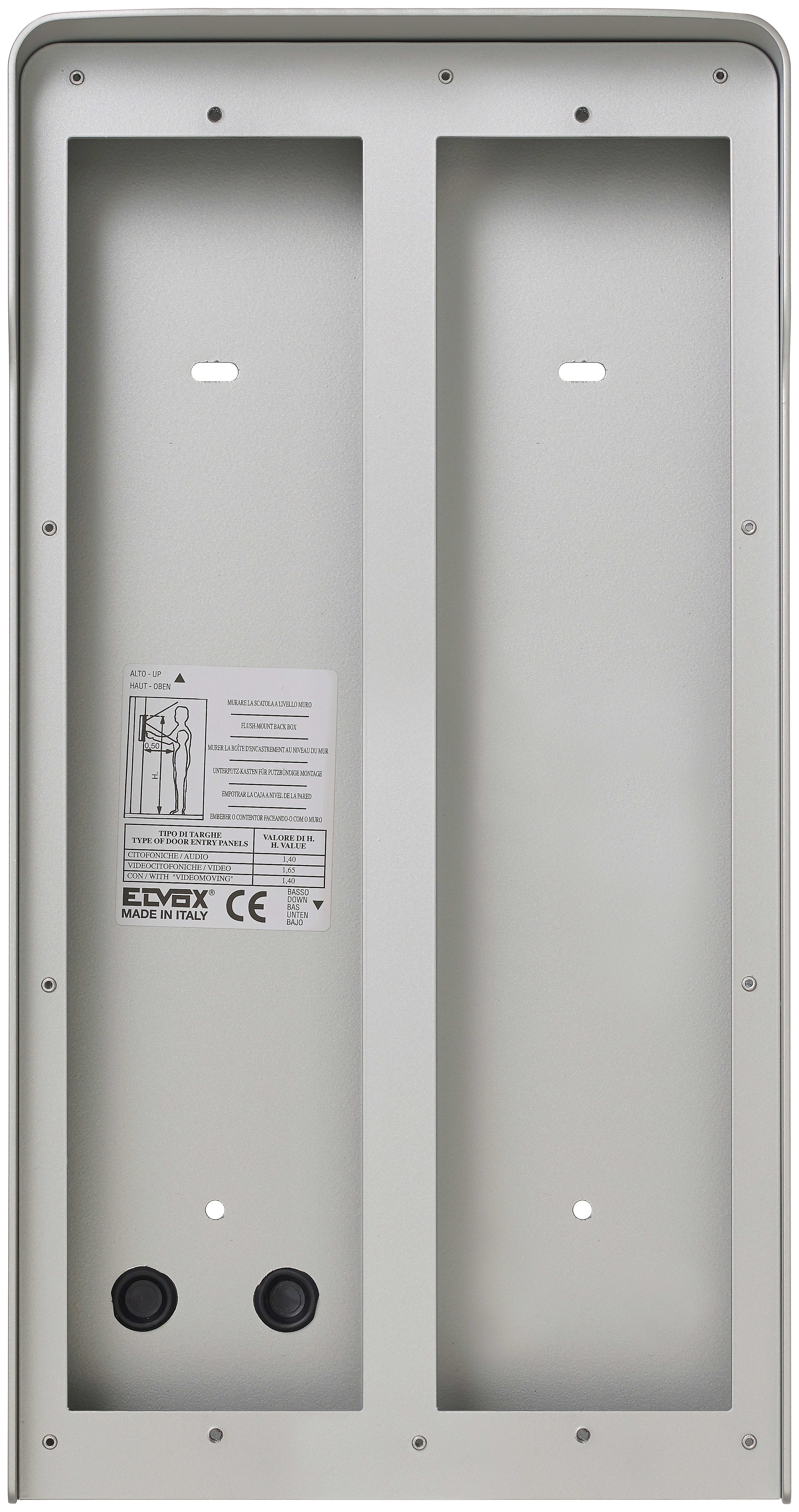 VIMAR SPA - VIW41156.04 SCATOLA PARETE 6M(2X3) PIXEL GRIGIO ANOD