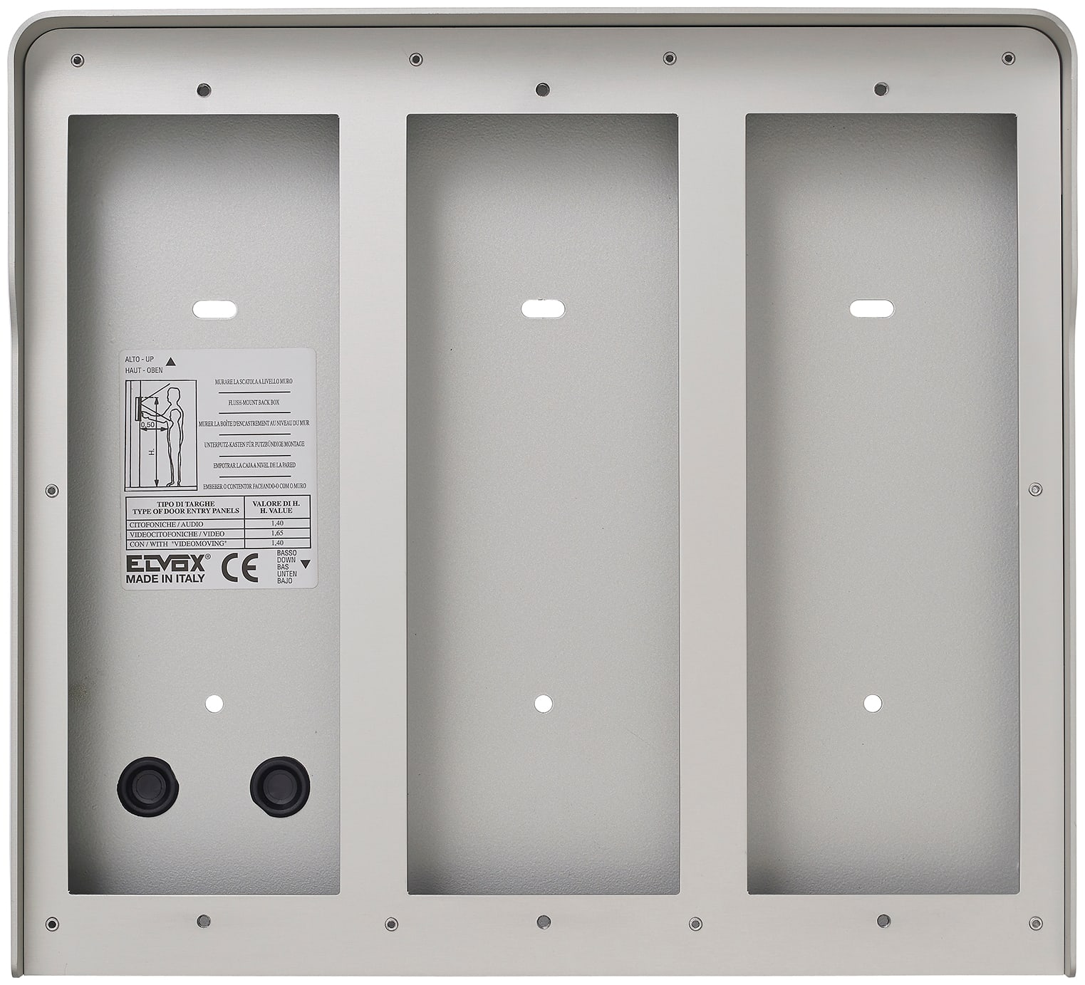 VIMAR SPA - VIW41157.04 SCATOLA PARETE 6M(3X2) PIXEL GRIGIO ANOD