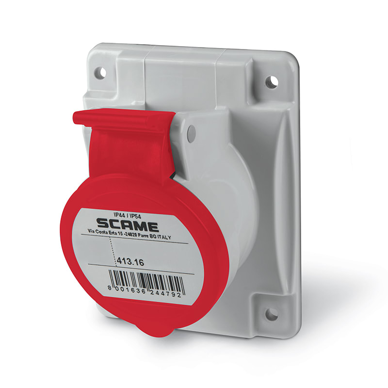 SCAME PARRE SPA - SCA413.1667 PRESA INCASSO 3P+N+T IP44 16A 6H