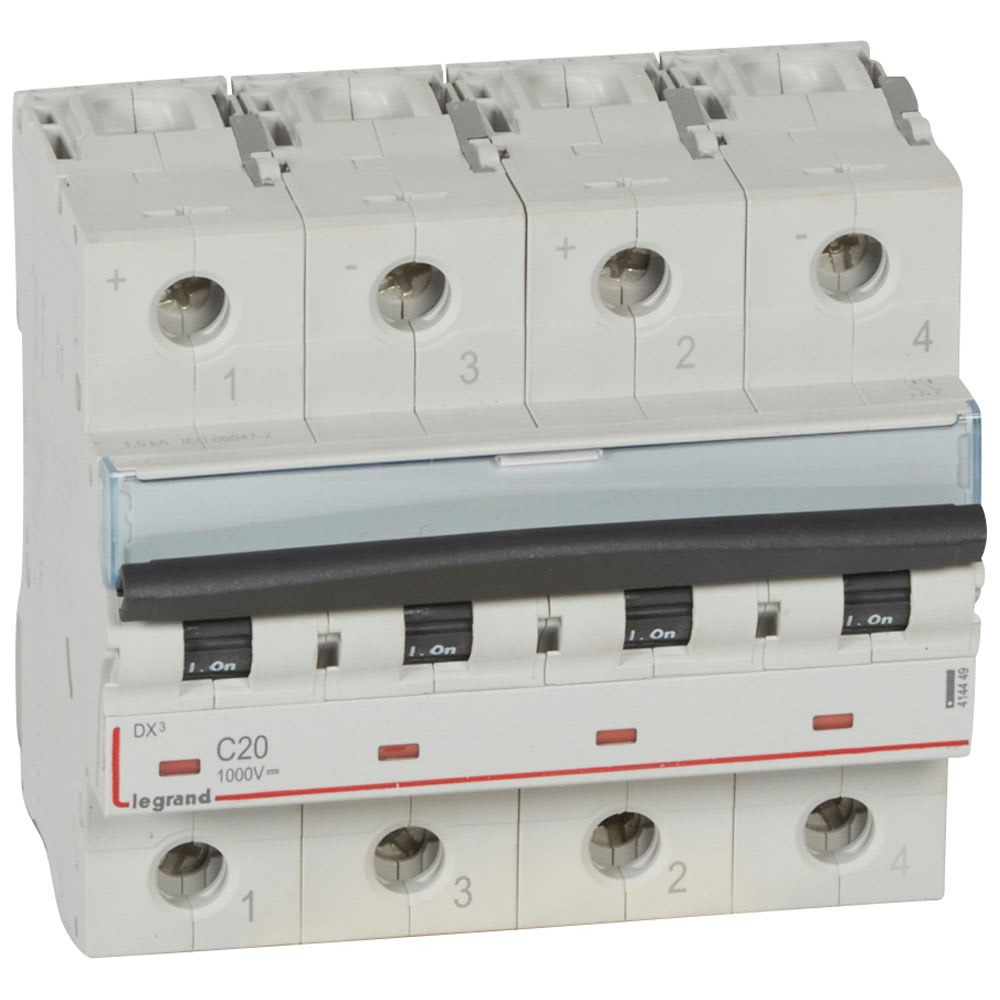 LEGRAND - LEG414449 INTERRUTTORE 2P B20 1000V DC