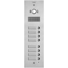 VIMAR SPA - VIW41528 PLACCA STEELY 2F+ A/V 8 PULS. ACCIAIO