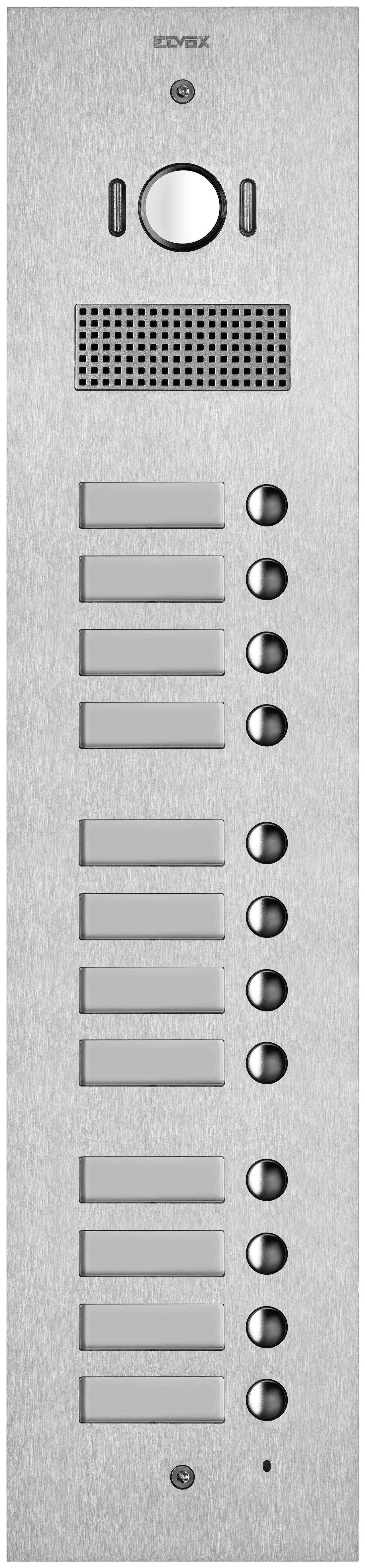 VIMAR SPA - VIW41532 PLACCA STEELY 2F+ A/V 12 PULS. ACCIAIO