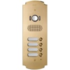 VIMAR SPA - VIW41624 PLACCA PATAVIUM 2F+ A/V 4 PULS. OTTONE