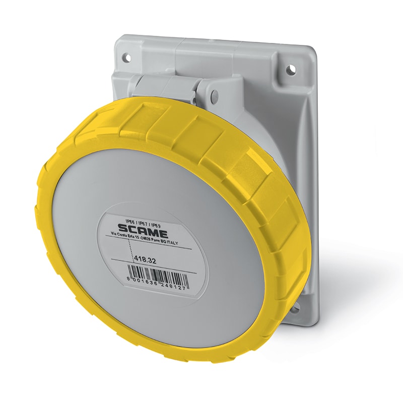 SCAME PARRE SPA - SCA418.3260 PRESA INCASSO 2P+T IP66/IP67 32A 4H
