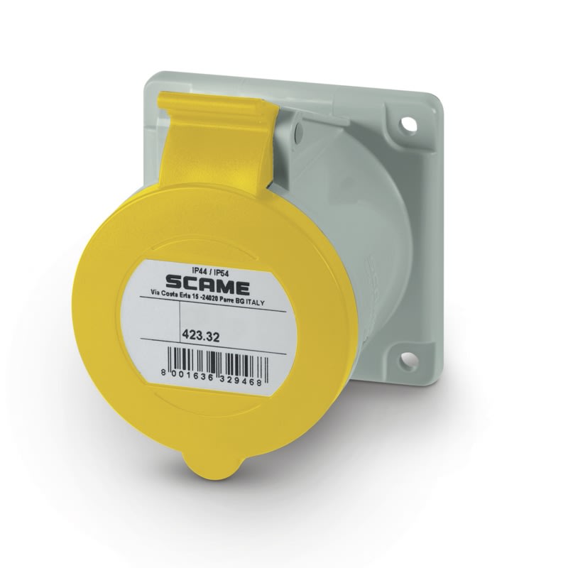 SCAME PARRE SPA - SCA423.3261 PRESA INCASSO 3P+T IP44/IP54 32A 4H