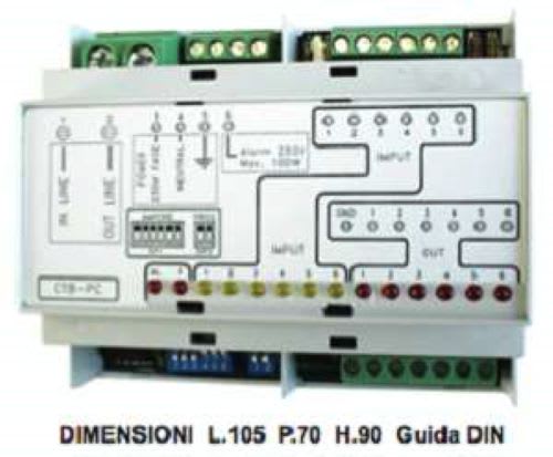 LORENZONI SRL - LOZ523.0000.013 LR CENTRALINA DI CONTROLLO A 6 ZONE MOD.