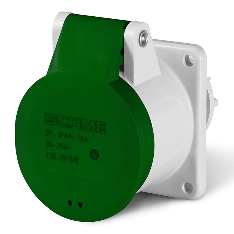 SCAME PARRE SPA - SCA430.32180/R PRESA INCASSO RID.3P 32A <50V 4H IP44