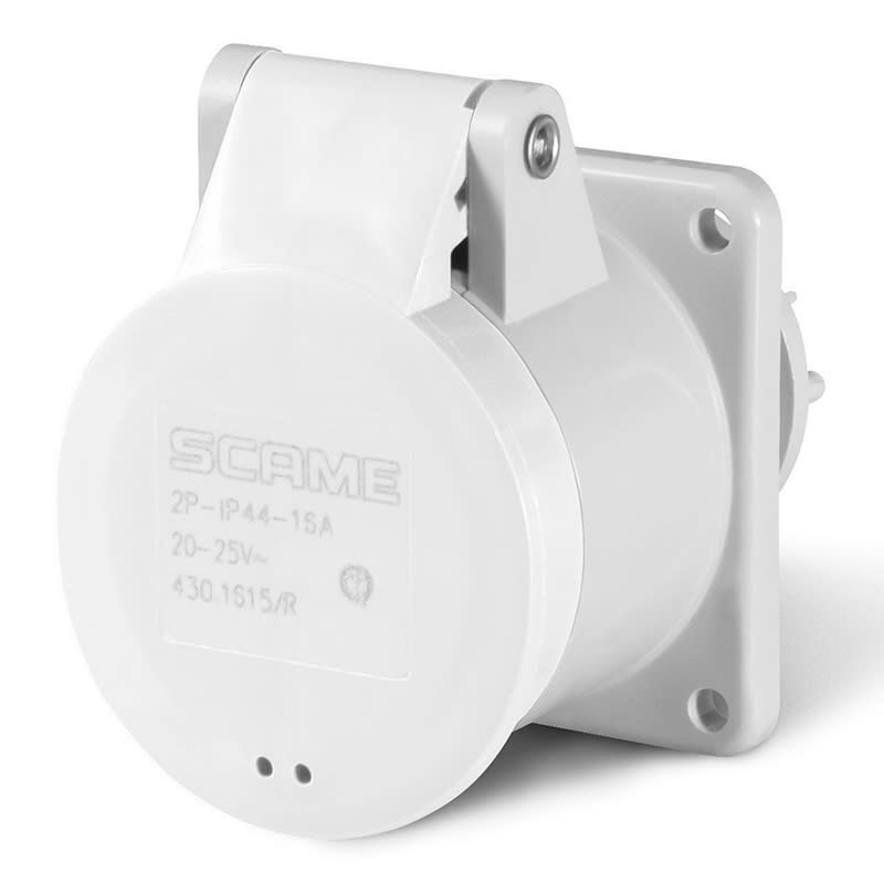SCAME PARRE SPA - SCA430.1617/R PRESA INCASSO BASSISS. 2P 16A 42V