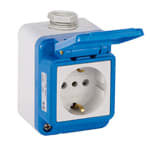 PALAZZOLI - PAL431237 TAIS-MGN SCHUKO PAR 16A 1U IP44