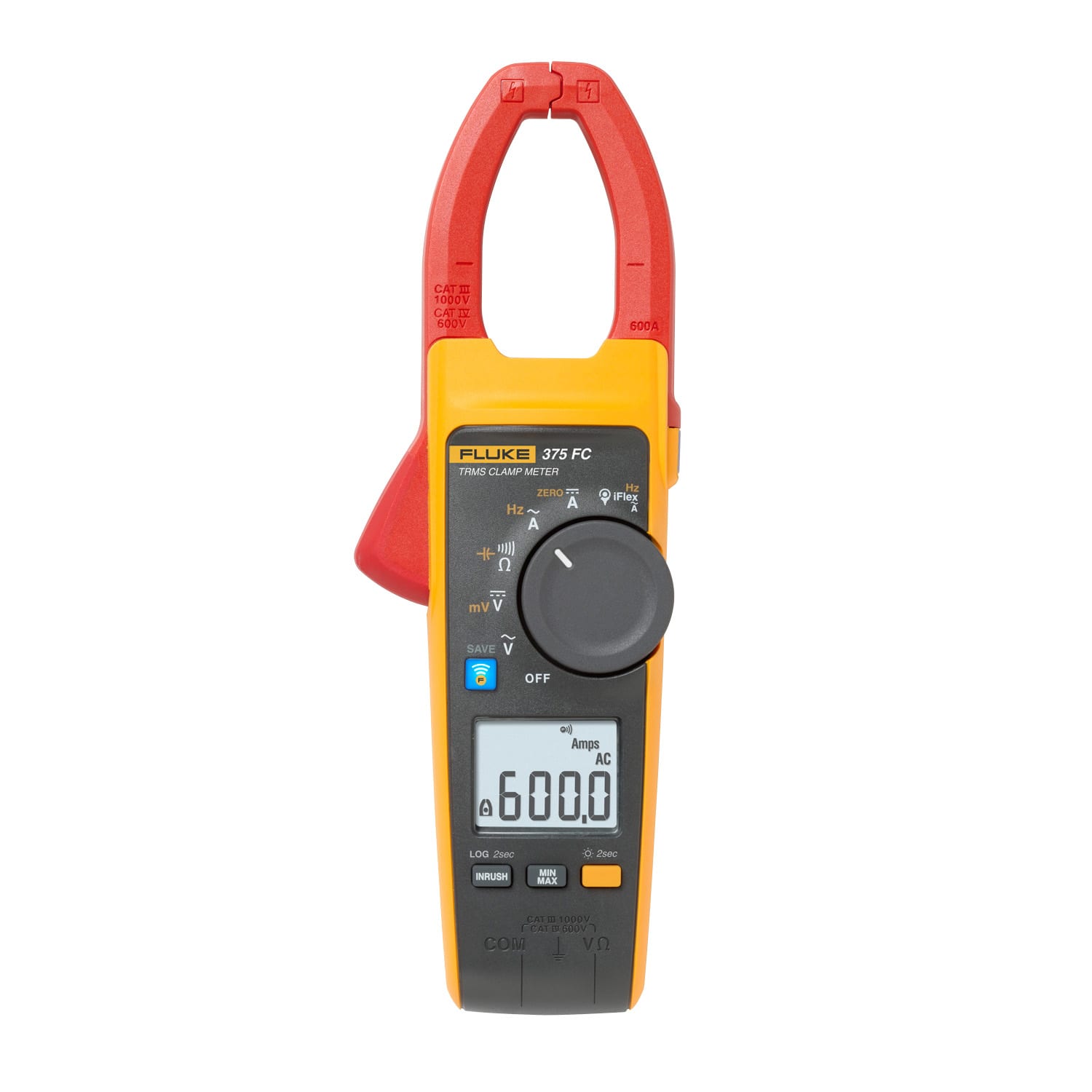 FLUKE ITALIA SRL - FLK4695932 375FC MULTIMETRO A PINZA 600A, TRMS, FRE