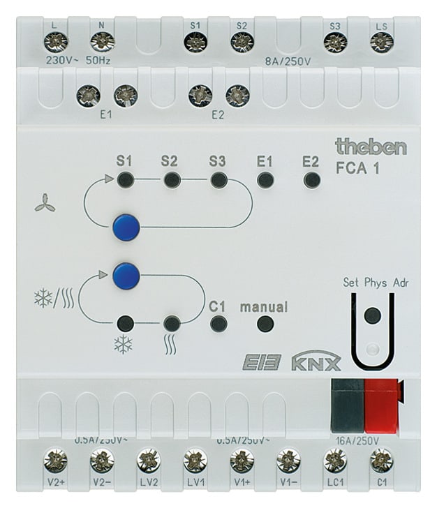 THEBEN SRL - THE4920200 FCA 1 KNX ATTUATORE FANCOIL 3 VELOCITA