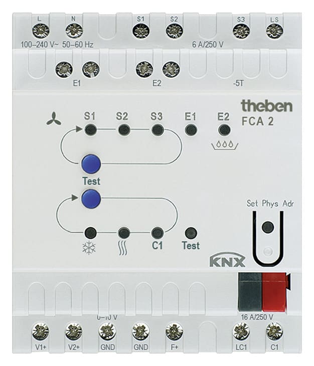 THEBEN SRL - THE4920210 FCA 2 KNX ATTUATORE FANCOIL KNX 0-10V