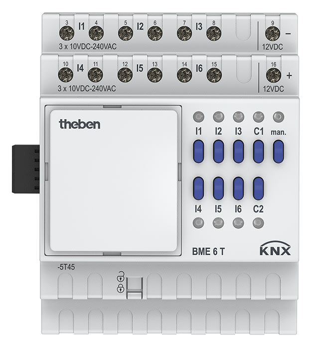 THEBEN SRL - THE4930235 BME 6 T KNX INGRESSO BINARIO DIN 6CAN ES