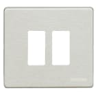 BTICINO - BTI500/2/R MAGIC - PLACCA 2P SCATOLA TONDA RESINA