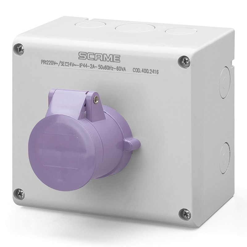SCAME PARRE SPA - SCA500.2420 PRESA INTERBL. 16A 2P IP44 20-25V