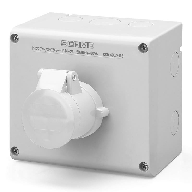 SCAME PARRE SPA - SCA500.2421 PRESA INTERBL. 16A 2P 12H IP44 40-50V