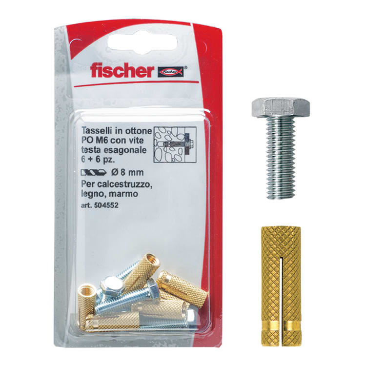 FISCHER ITALIA - FIS00504553 PO M8 TE K TASSELLO/VITE