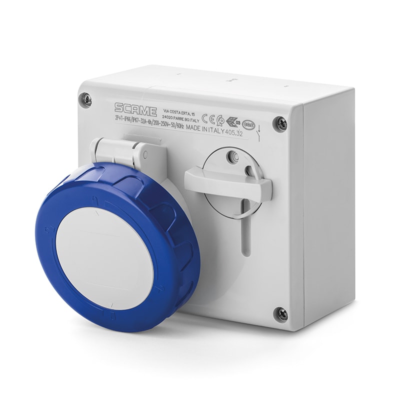 SCAME PARRE SPA - SCA505.1674 PRESA INTERBL. 16A 3P+T 9H IP66/IP67
