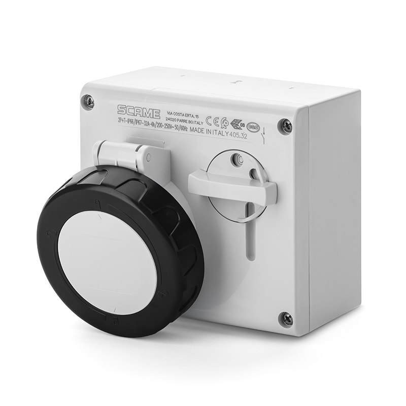 SCAME PARRE SPA - SCA505.32877 PRESA INTERBL. 32A 3P+N+T 5H IP66/IP67