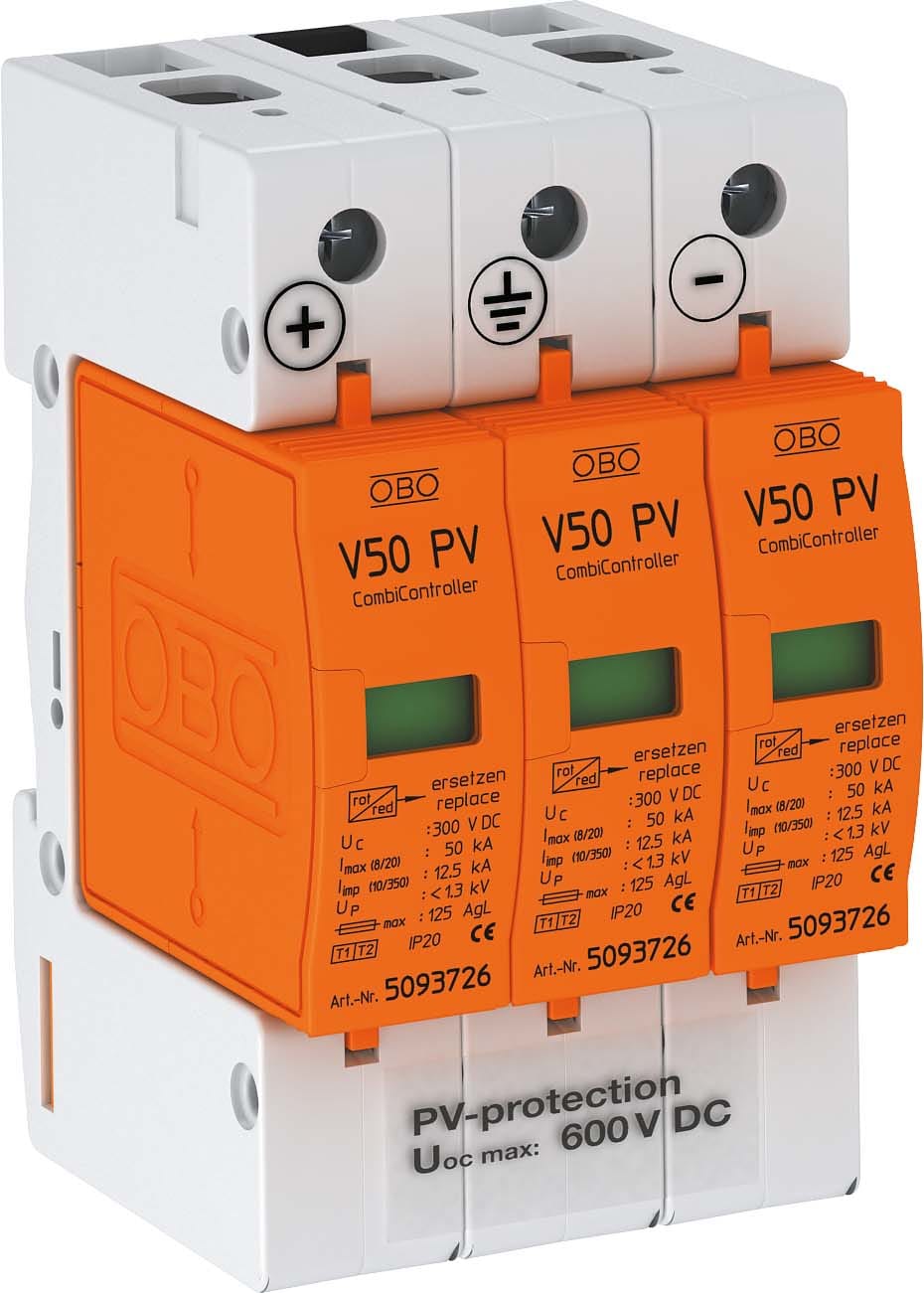 OBO BETTERMANN - OBO5093623 V50-B+C 3-PH600 LIMITATORE SOVRATENS V50