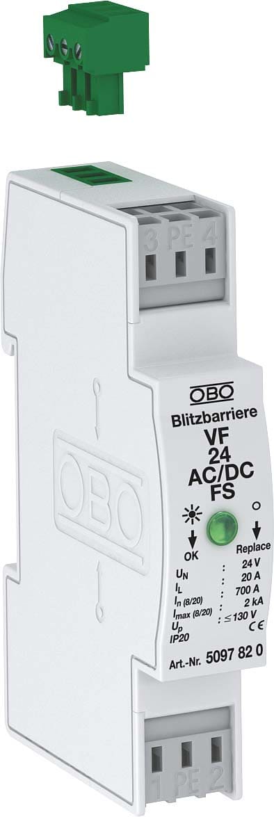 OBO BETTERMANN - OBO5097822 VF48-AC/DC-FS LIMITATORE SOVRATENSIONE