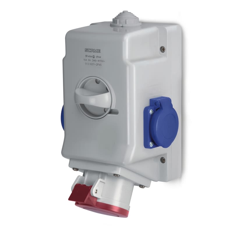 SCAME PARRE SPA - SCA513.1656-2KNS PRESA DA PARETE