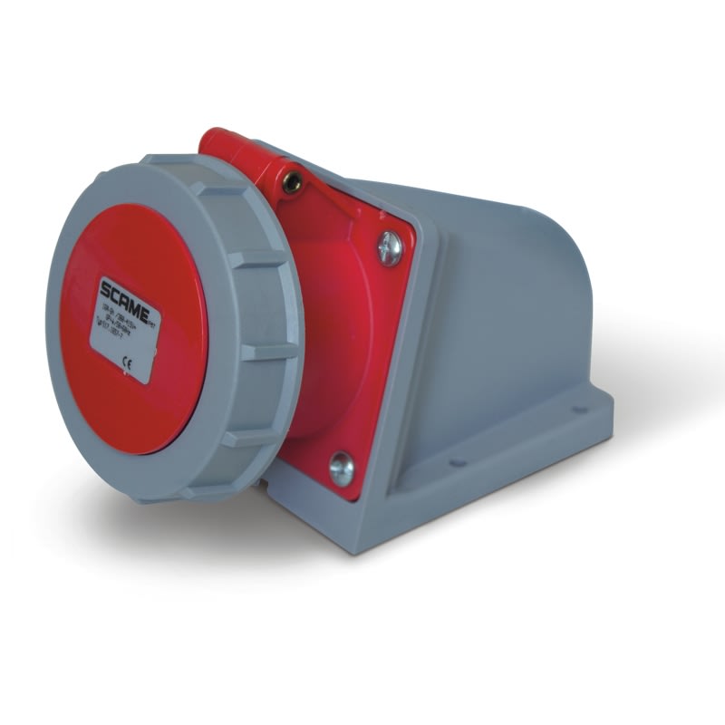 SCAME PARRE SPA - SCA517.1657-7 PRESA DA PARETE 16A 6P+T 6H IP66/IP67