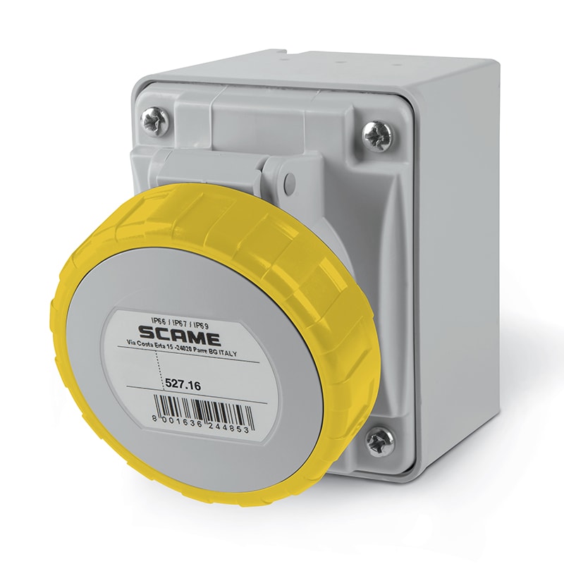 SCAME PARRE SPA - SCA527.1652 PRESA PAR.C/DIR.3P+N 16A 67 4H
