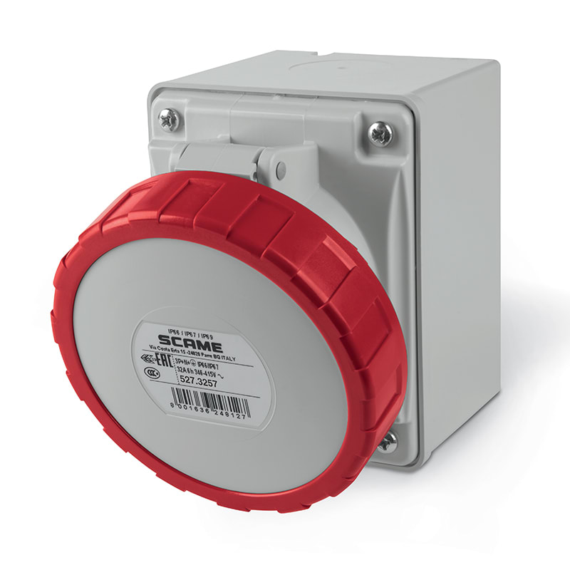 SCAME PARRE SPA - SCA527.3257 PRESA PAR.C/DIR.3P+N 32A 67 6H