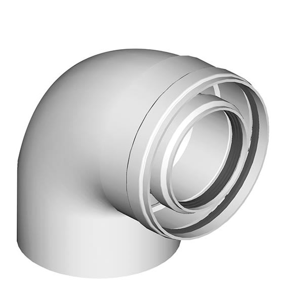 INTERGAS - IGS53102221 CURVA COASSIALE PP 60/100 90