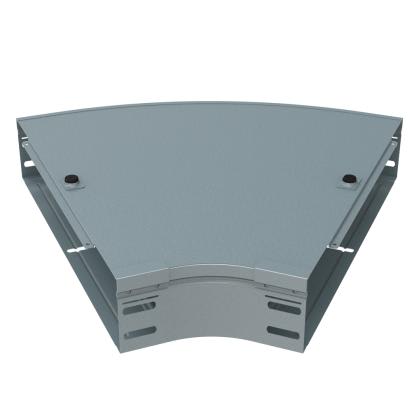 LEGRAND - LEGAJ400L P31-CURVA PIANA 45D TASCA 400X75 INOX 31