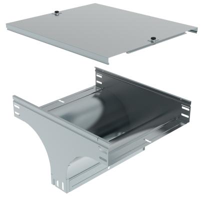 LEGRAND - LEGAW400L P31-DERIV. VERT. T DISCESA 400X75 INOX 3