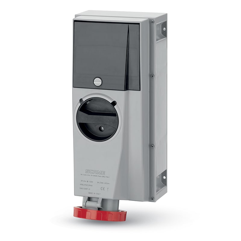 SCAME PARRE SPA - SCA548.12586-D PRESA INTERBL. DIN 3P+T IP67 125A 6H