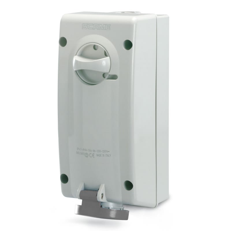 SCAME PARRE SPA - SCA560.16838 PRESA ADVANCE 2 2P+T 16A 8H IP44 S/FUS