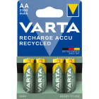 VARTA CONSUMER BATT - VAT56816101404 AA RECHARGE ACCU RECYCLED X4 (2.100 MAH)