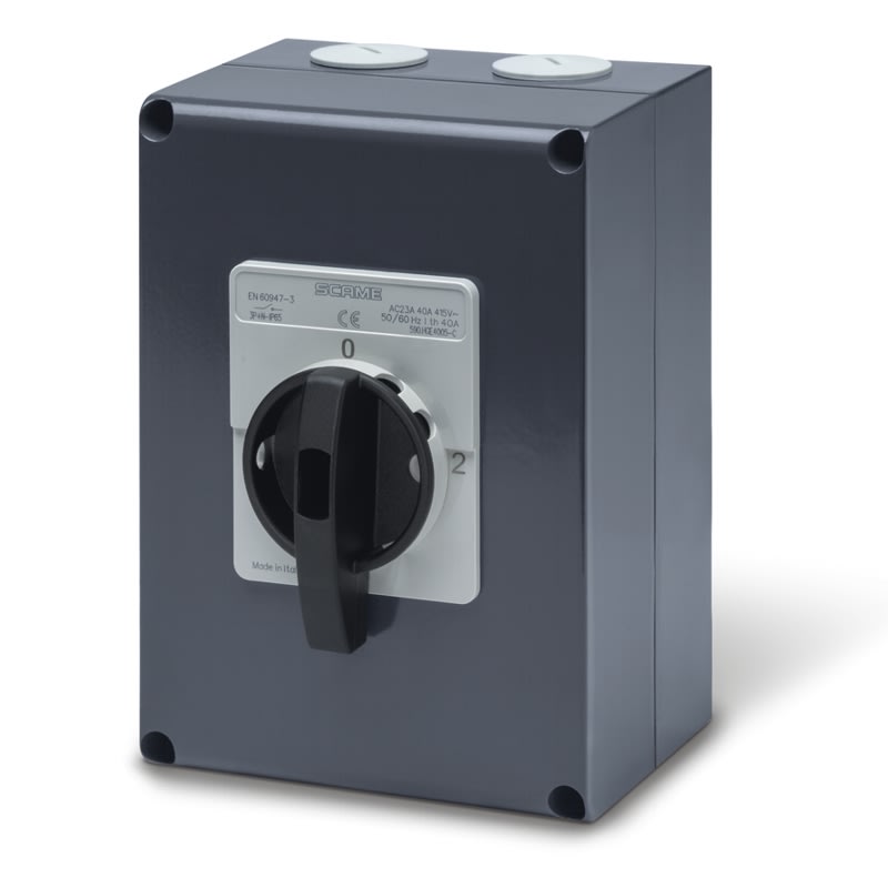 SCAME PARRE SPA - SCA590.HGE3203-C COMMUTATORE IN CASSETTA 32A 3P IP66